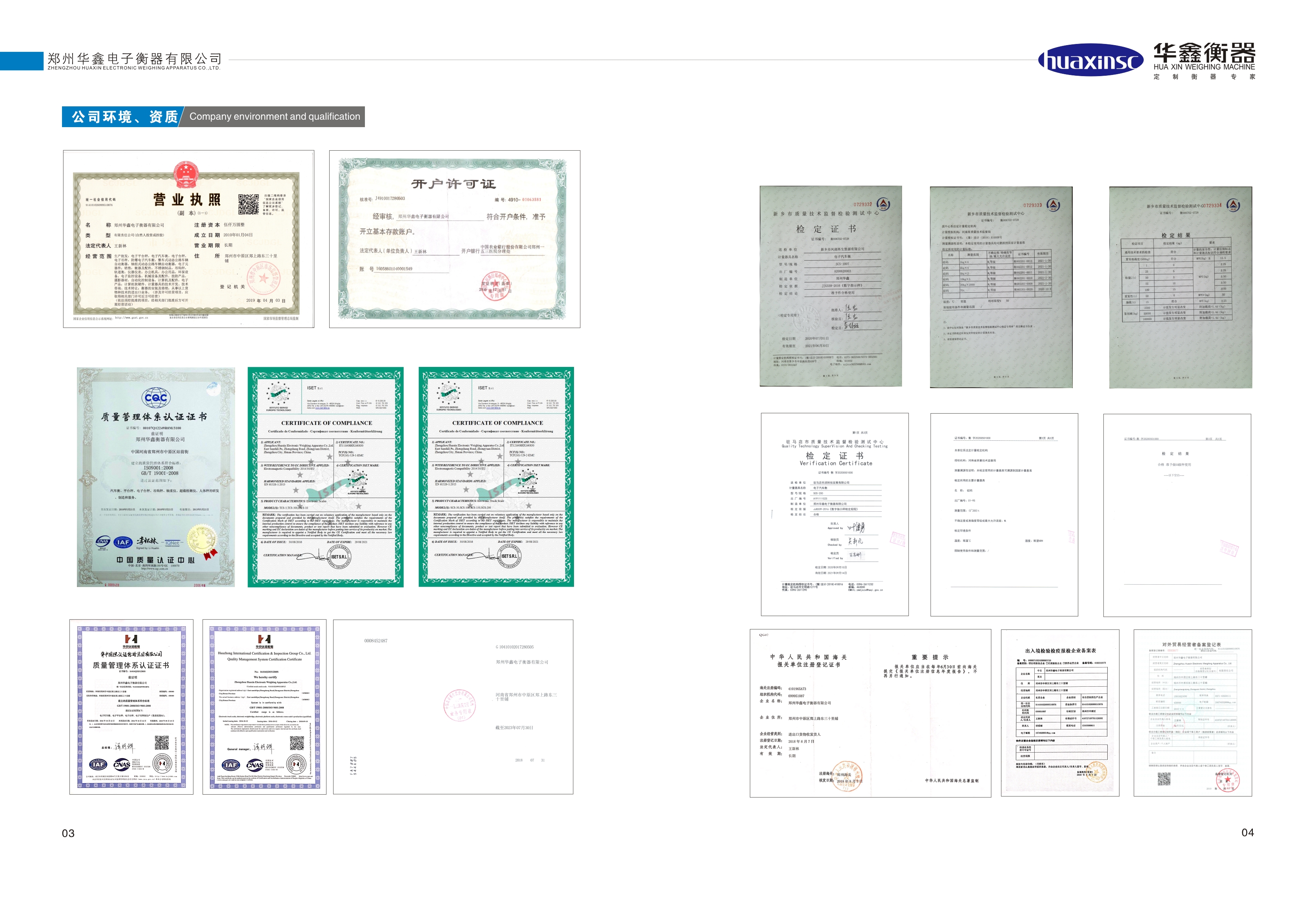 Certificates